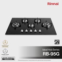 Built-in Gas Hob Kompor Gas Tanam 5 Tungku Rinnai RB-95G