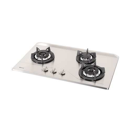 Built-in Gas Hob Kompor Gas Tanam 3 Tungku Rinnai RB-3SS-C (S)