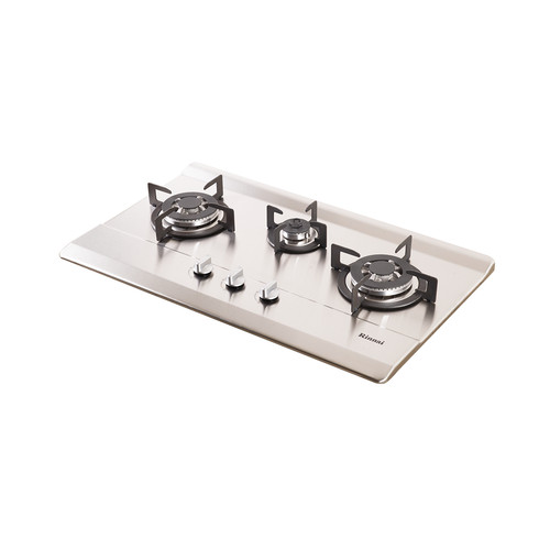 Built-in Gas Hob Kompor Gas Tanam 3 Tungku Rinnai RB-713N (S)