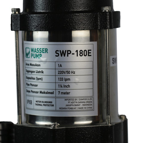 PROMO Pompa Air Celup Sirkulasi Air Kotor Wasser SWP-180 E