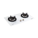 Built-in Gas Hob Kompor Gas Tanam 2 Tungku Rinnai RB-2GH-C (OW)