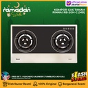 Built-in Gas Hob Kompor Tanam Gas 2 Tungku Rinnai RB-2GH-C (MB)