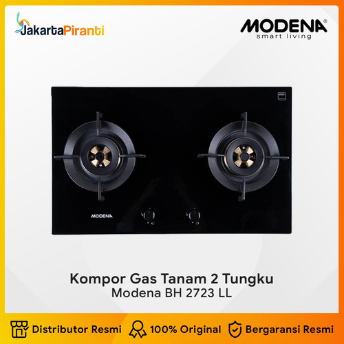 Kompor Gas Tanam Modena BH 2723 LL Gas Hob 70 cm - 2 Tungku