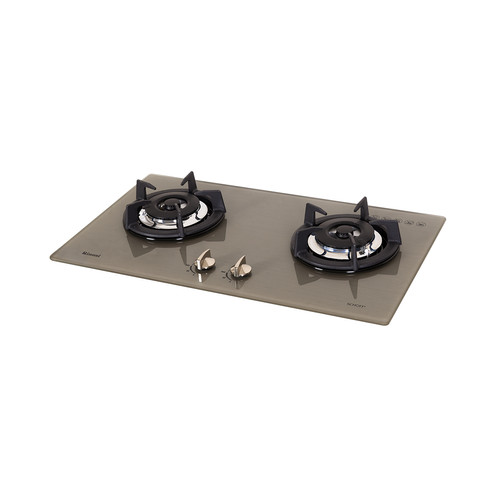 Built-in Gas Hob Kompor Gas Tanam 2 Tungku Rinnai RB-2GH-C (SS)