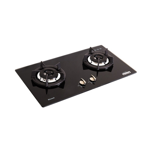 Built-in Gas Hob Kompor Gas Tanam 2 Tungku Rinnai RB-2GH-C (BK)