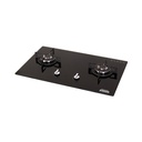 Built-in Gas Hob Kompor Gas Tanam 2 Tungku Rinnai RB-712N (GB)