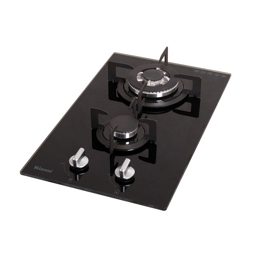 Built-in Gas Hob Kompor Gas Tanam 2 Tungku Rinnai RB-312N (GB)