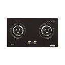 Built-in Gas Hob Kompor Gas Tanam 2 Tungku Rinnai RB-2GH-C (BK)