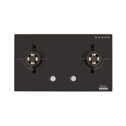 Built-in Gas Hob Kompor Gas Tanam 2 Tungku Rinnai RB-712N (GB)