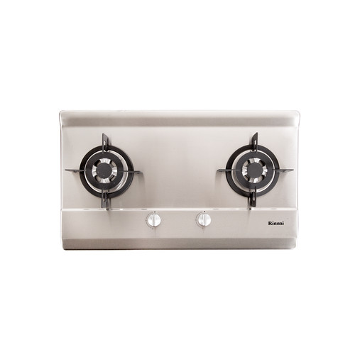Built-in Gas Hob Kompor Gas Tanam 2 Tungku Rinnai RB-712N (S)