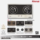 Built-in Gas Hob Kompor Tanam Gas 2 Tungku Rinnai RB-2GH-C (MB)