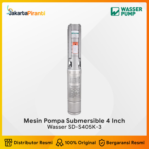 Mesin Pompa Submersible Satelit Sibel Wasser SD-S405K-3 Kabel 33 meter