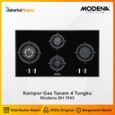 Kompor Tanam Gas Hob Modena BH 1945 Built-In - PROMO