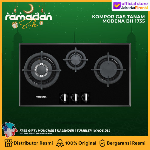 Kompor Tanam Gas Hob Modena BH 1735 - PROMO
