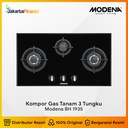 Kompor Tanam Gas Hob Modena BH 1935 Crista - PROMO