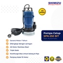 Pompa Celup Shimizu SPN 250 BIT - Pompa Celup Air Bersih