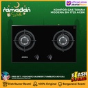 Modena Kompor Tanam BH 1725 ACBK 1725ACBK BH1725ACBK 70cm 2 tungku