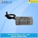 San-ei Kapasitor Pompa Air Bulat 16 uf - 450V