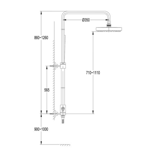 Rain Shower Wasser ESS-C330