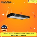 Penghisap Asap Dapur Cooker Hood Modena SX 7412 L Slim Hood 70cm