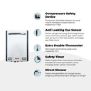 Pemanas Air Water Heater Gas Rinnai REU-A1620WD-IND Water Heater