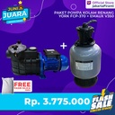 Paket Pompa Kolam Renang 1/2 0.5HP York Italy FCP-370 + Emaux V350