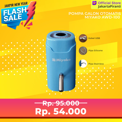 Pompa Galon Elektrik Otomatis Miyako AWD-100 - Biru
