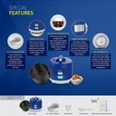 Kirin Rice Cooker 1.0 Liter KRC 090 / KRC090 BLUE GARANSI RESMI