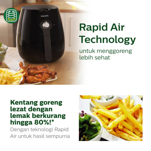 Philips Air Fryer HD9218/50 - Hitam