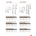 Tangga Kolam Renang 3 Step EMAUX NSF315-S AISI 304 Pool Ladders 3 Step