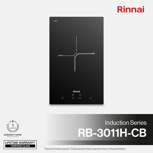 Built-in Induction Hob Kompor Tanam Induksi Rinnai RB-3011H-CB