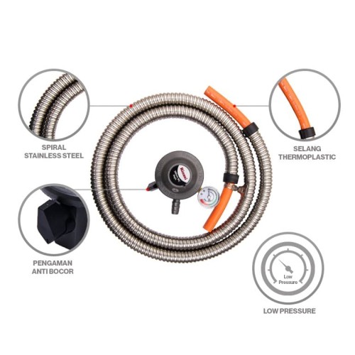 Selang Regulator Gas 1.8 meter Rinnai RG-622MS