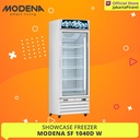 Showcase Display Cooler Modena VM 1385 Kulkas Kaca Transparan
