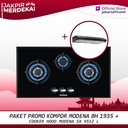 Paket Promo Modena Kompor Gas BH 1935 + Modena Cooker Hood SX 9512 L