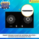 Paket Promo Modena Kompor Gas BH 0725 + Modena Cooker Hood PX 7001