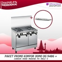 Paket Promo Kompor Domo DG 9406 + Modena Cooker Hood PX 9012 V