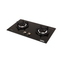 Built-in Gas Hob Kompor Gas Tanam 2 Tungku Rinnai RB-2GH-C (SB)