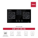 Kompor Gas Tanam TEKA GW LUX 86 3G AI AL 2TR - Glass Hob