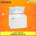 Chest Freezer Modena MD 20 W / 20W - Freezer Box 205 liter 1 Pintu