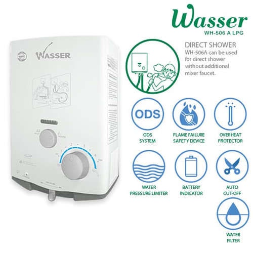 CRAZY SALE! Water Heater Gas Wasser WH-506 A LPG