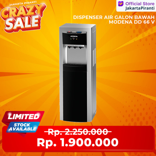 Water Dispenser Air Galon Bawah Modena DD 66 V - Bottom Loading