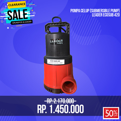 Mesin Pompa Air Celup Leader Ecosub 420 Submersible Pump