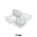 Informa Cooking Color Blanc Cetakan Es Batu 4 Slot Silikon - Putih