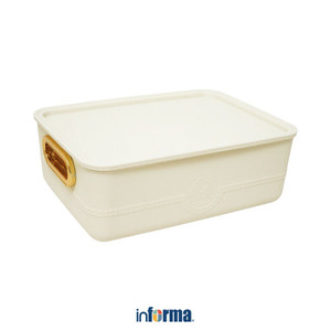 Informa 27.6X20.5X10 cm Arabel Kotak Penyimpanan Dengan Tutup