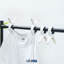 Informa Ukuran M Set 4 Pcs Jepitan Baju - Abu-Abu