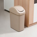 Informa Ukuran M Tempat Sampah Swing Rectangular 11 - Krem Beige