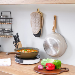 Informa Cooking Color 28 cm Kent Penggorengan Wok Ceramic - Hijau