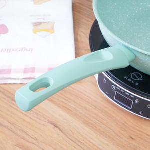 Informa Cooking Color 26 cm Kay Wajan Penggorengan Wok Marble - Hijau