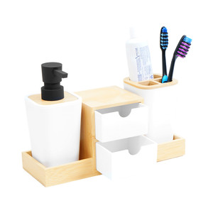 Informa Set 4 Pcs Benca Perlengkapan Kamar Mandi - Hitam