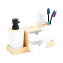 Informa Set 4 Pcs Benca Perlengkapan Kamar Mandi - Hitam